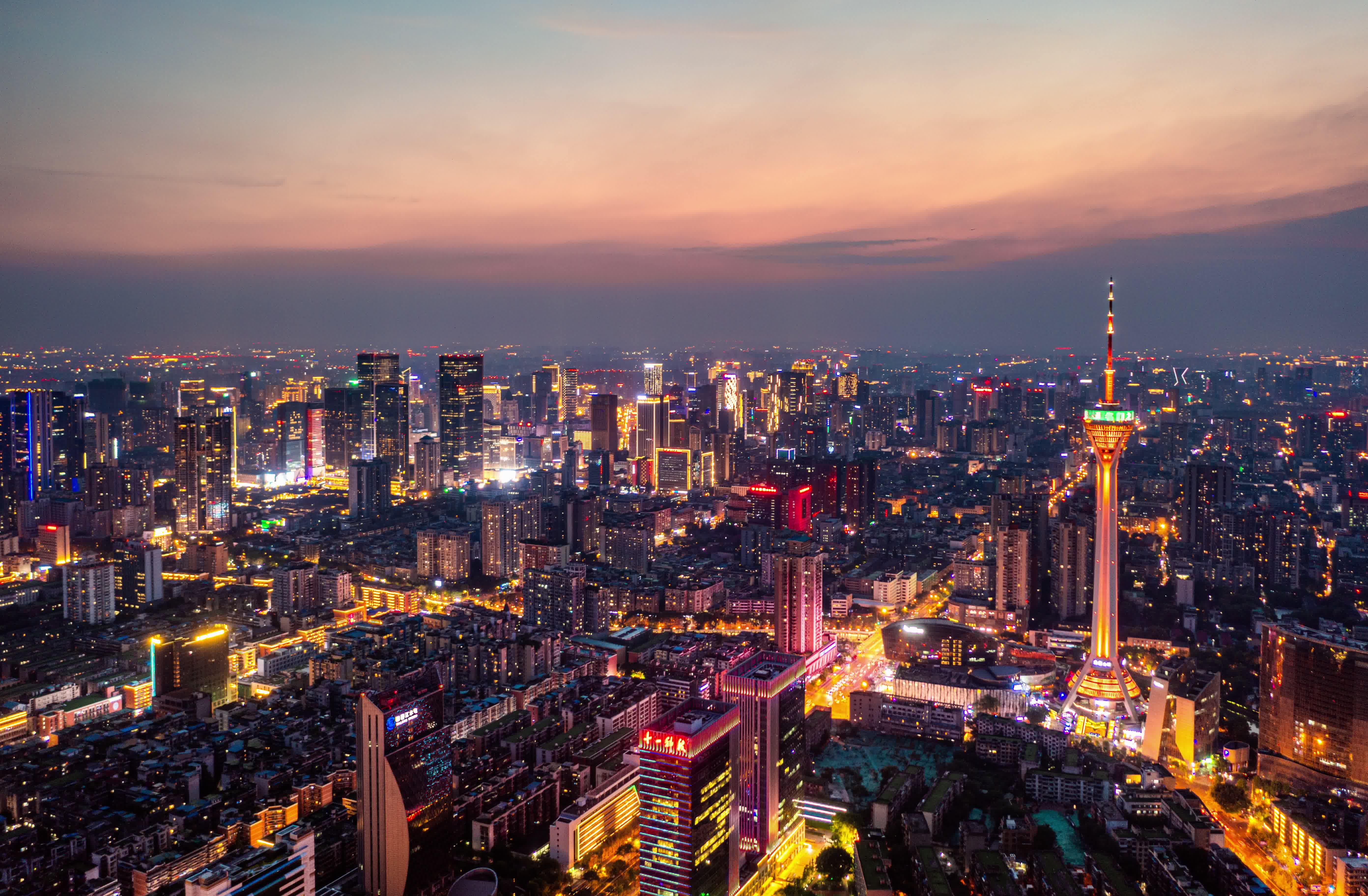 成都夜景打卡图片